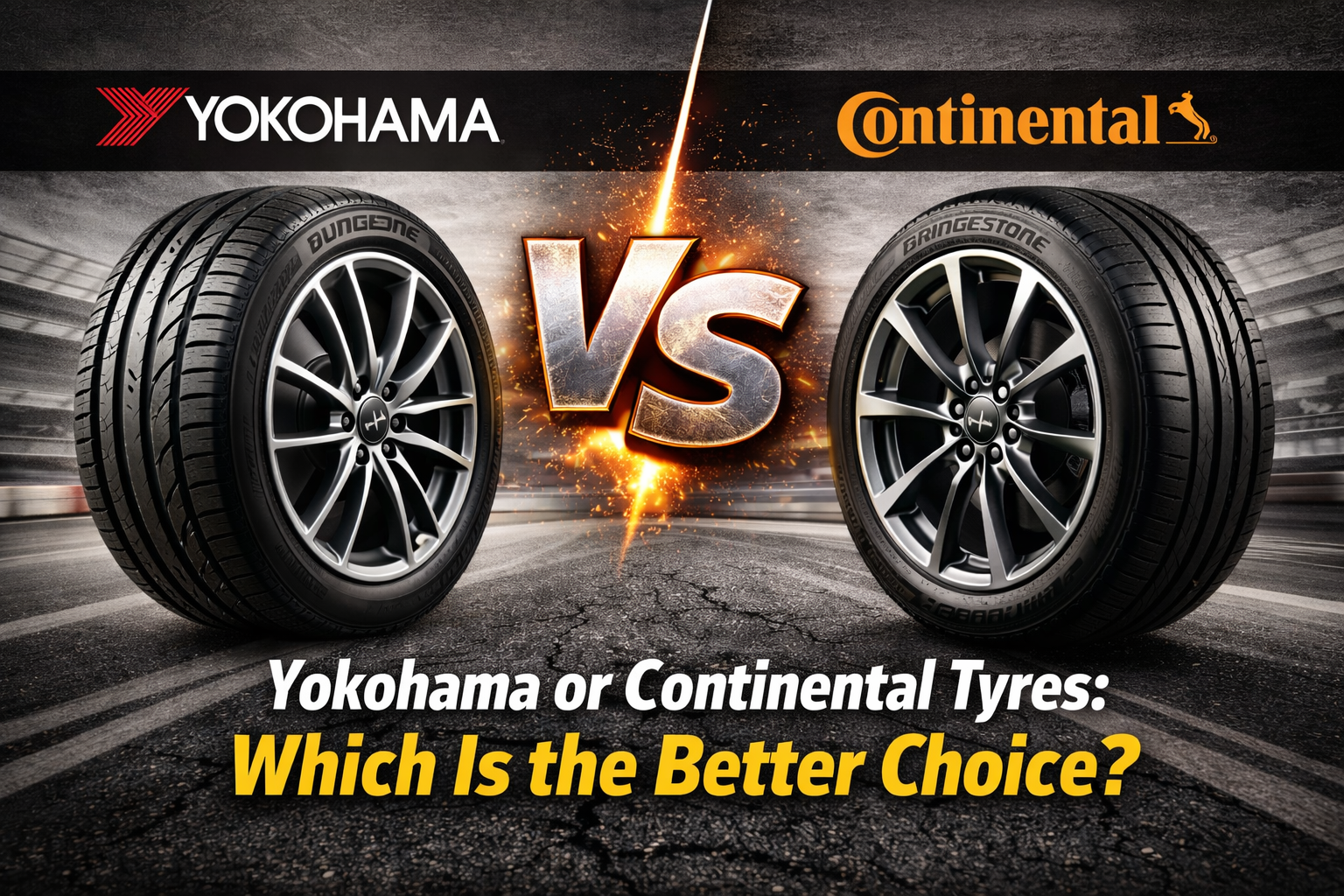 Yokohama or Continental Tyres: Which Is the Better Choice?